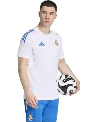 ADIDAS CAMISETA DE FUTBOL REAL EU TR JSY EN BLANCO PARA UNISEX WHITE