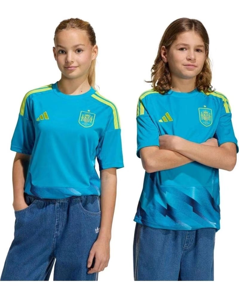 ADIDAS MAILLOT DE FOOTBALL KB8372 BLEU POUR FILLES BOAQUA