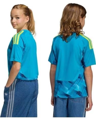 ADIDAS MAILLOT DE FOOTBALL KB8372 BLEU POUR FILLES BOAQUA