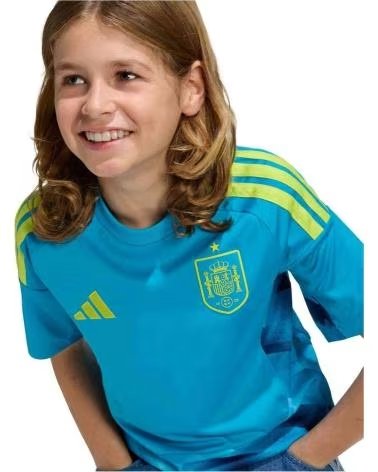 ADIDAS MAILLOT DE FOOTBALL KB8372 BLEU POUR FILLES BOAQUA