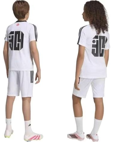 ADIDAS PANTALÓN CORTO KD6434 UNISEX INFANTIL BLANCO WHITE