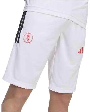 ADIDAS PANTALÓN CORTO KD6434 UNISEX INFANTIL BLANCO WHITE