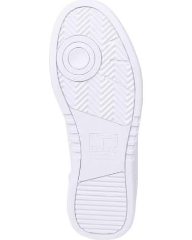 TOMMY HILFIGER CUPSOLE LEATHER EM0EM01443 SNEAKER FÜR HERREN WEISS YBR WHITE