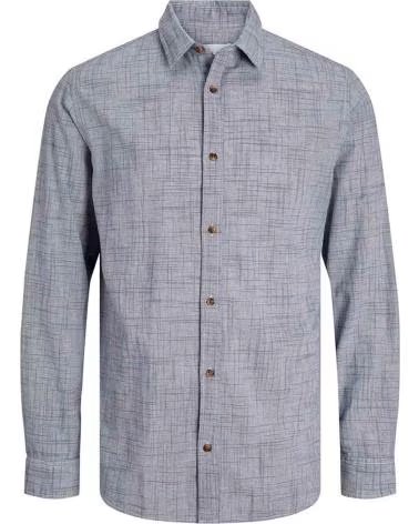 JACK AND JONES CAMISA JACKJONES JACK JONES 12251168 - CAMISA EN AZUL PARA HOMBRE AZUL MARINO