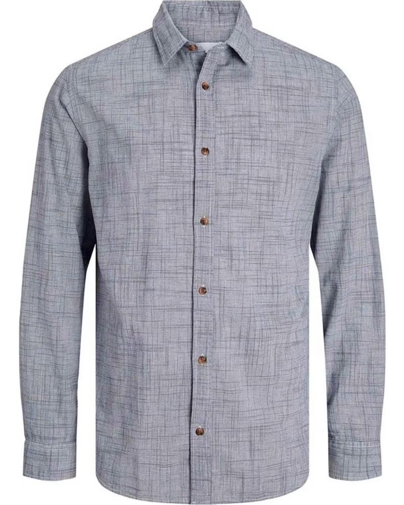 JACK AND JONES CAMISA JACKJONES JACK JONES 12251168 - CAMISA EN AZUL PARA HOMBRE AZUL MARINO