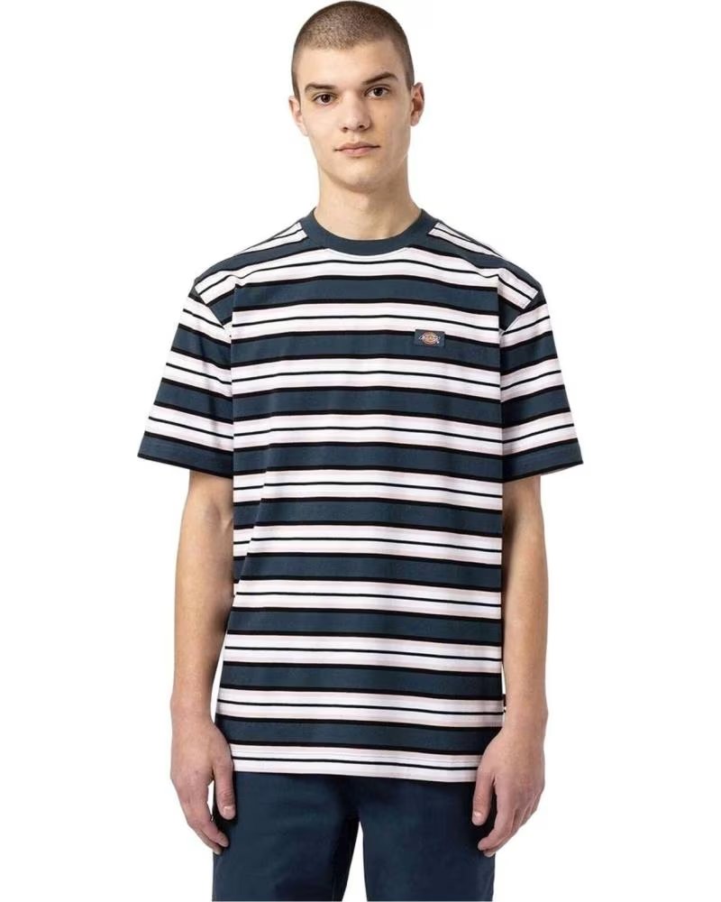 DICKIES DK0A4XPC KURZARM-T-SHIRT MIT STREIFEN FÜR HERREN MULTICOLOR