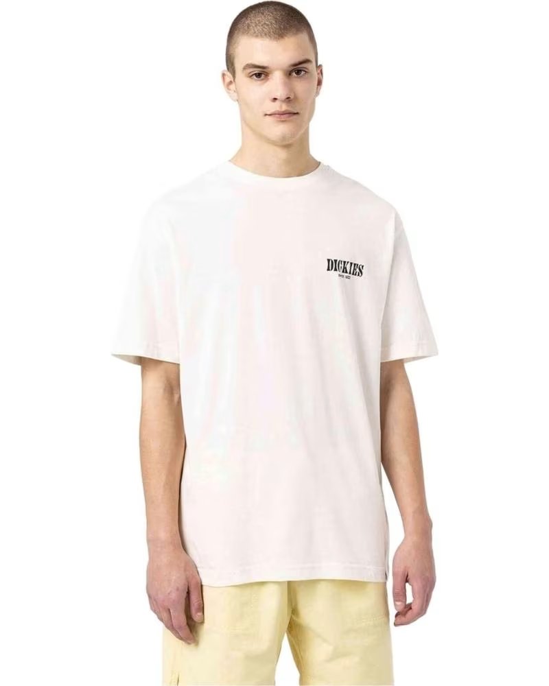 DICKIES CAMISETA DE MANGA CORTA DK0A4XO4 - CAMISETA EN BEIGE PARA HOMBRE AZUL
