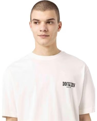 DICKIES CAMISETA DE MANGA CORTA DK0A4XO4 - CAMISETA EN BEIGE PARA HOMBRE AZUL
