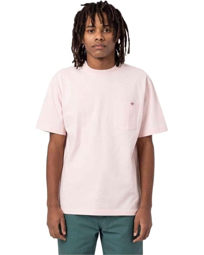 DICKIES DK0A4TMO KURZARM-T-SHIRT MIT TASCHE FÜR HERREN - ROSA