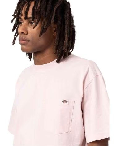 DICKIES DK0A4TMO KURZARM-T-SHIRT MIT TASCHE FÜR HERREN - ROSA