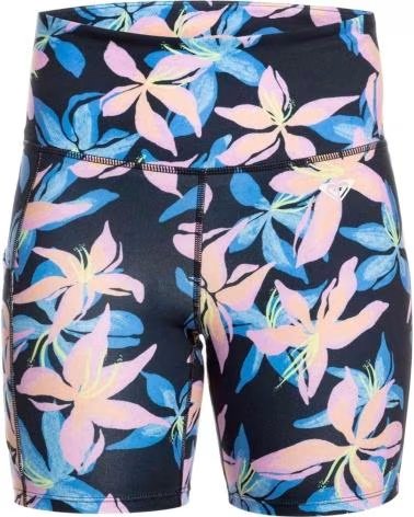 ROXY PANTALON CORTO HEART INTO IT BIKER PT - MALLA EN MULTICOLOR PARA MUJER NEGRO-KVJ8