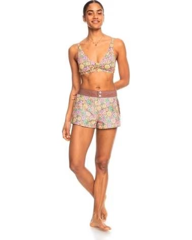 ROXY NEW FASHION 2 INCH FLORAL PRINT SHORTS MARRóN-CQR7
