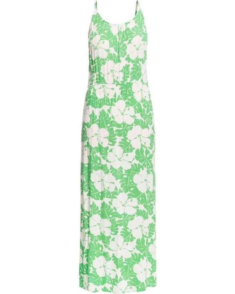 ROXY VESTIDO RAINBOW ROAD AGAIN COM ESTAMPA FLORAL VERDE-GHW8