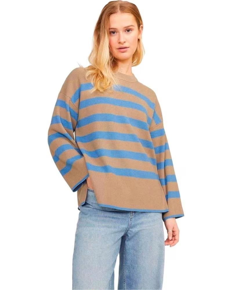JJXX PULLOVER ANA GESTREIFT BLANCO-NEGRO
