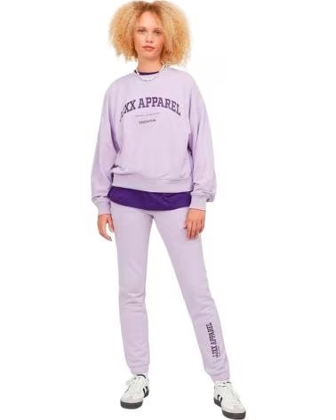 JJXX LANGE HOSE RILEY SLIM - JOGGINGHOSE IN LILA FÜR DAMEN