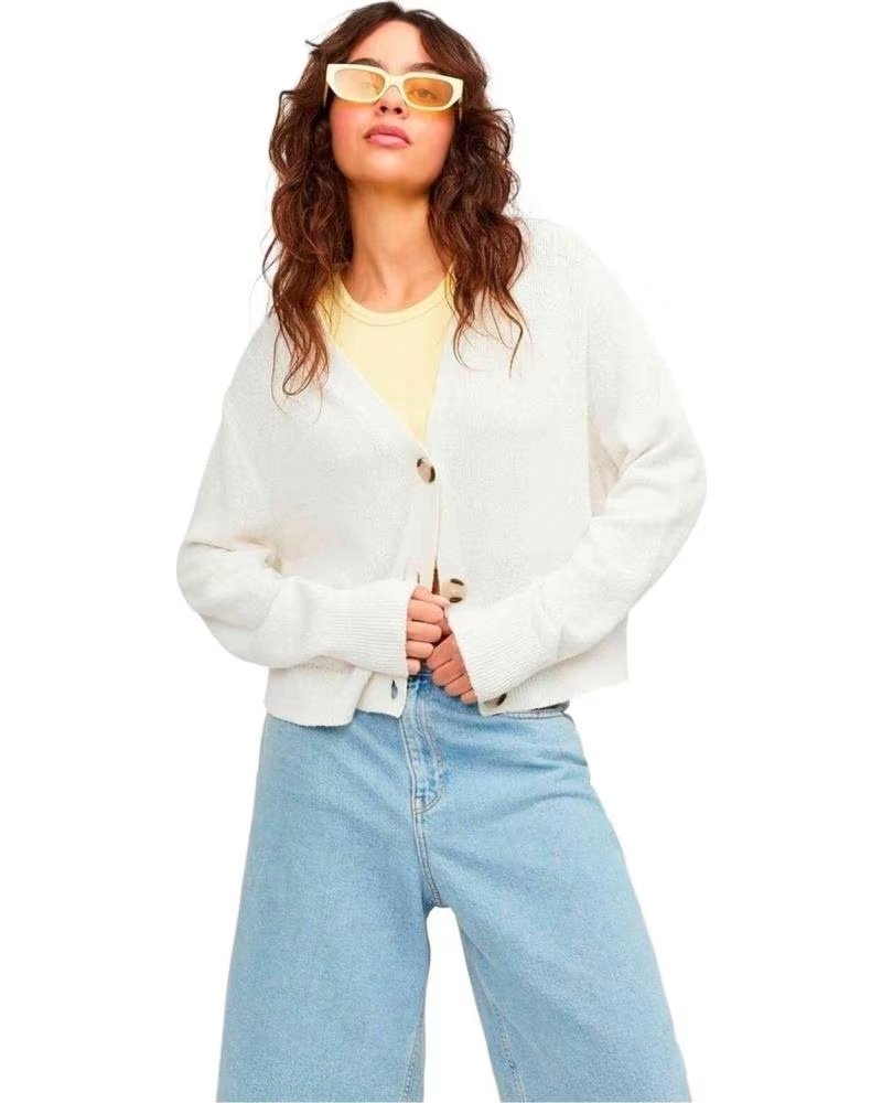 JJXX CARDIGAN DAISY FÜR DAMEN BLANCO