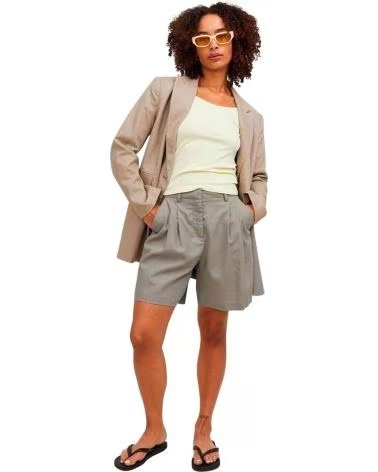 JJXX SHORT CIMBERLY LINEN RLX HW - BERMUDA GRIS FEMME BEIGE