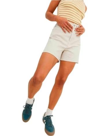 JJXX PANTALONCINI AJA HW A VITA ALTA DA DONNA BEIGE