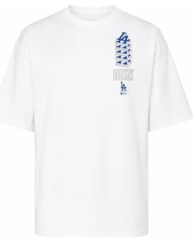 NEW ERA CAMISETA MLB DODGERS WORDMARK OVERSIZED BLANCA 1