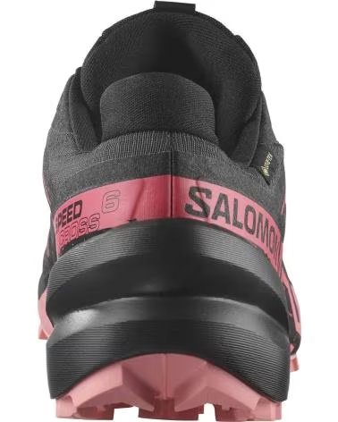 SALOMON SPEEDCROSS 6 GORE-TEX WANDERSCHUHE FÜR DAMEN SCHWARZ NINE IRON-BLACK-FLAMINGO PINK