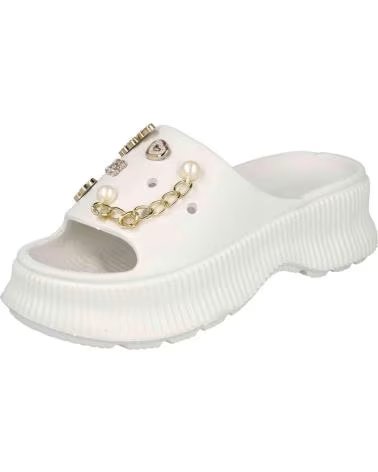 L&R SHOES CLAQUETTES LR 070-114148 BLANCO