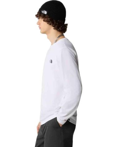 THE NORTH FACE CAMISETA DE MANGA LARGA THE NF0A87QNFN41 PARA HOMBRE, COLOR BLANCO