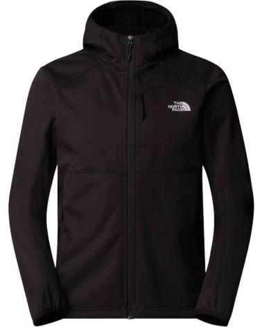 THE NORTH FACE CHAQUETA SOFTSHELL THE NF0A3YFP4H01 CON CAPUCHA PARA HOMBRE NEGRO