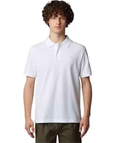 THE NORTH FACE POLO DE MANGA CURTA THE NF0A8C1PFN41 BRANCO HOMEM WHITE