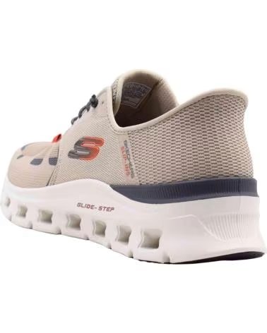 SKECHERS BASKETS GLIDE STEP PRO 123-232930 BEIGE HOMME TPOR