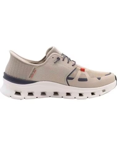 SKECHERS BASKETS GLIDE STEP PRO 123-232930 BEIGE HOMME TPOR