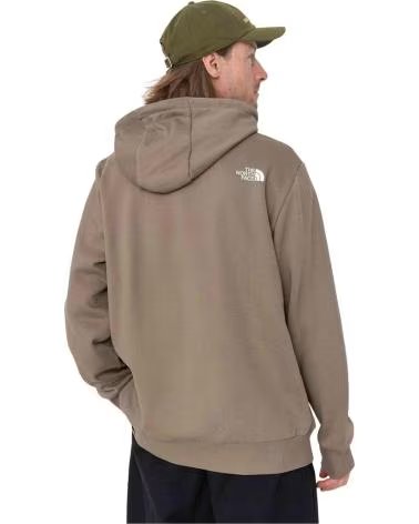 THE NORTH FACE FELPA CON CAPPUCCIO THE NF0A89FCBOW1 UOMO BEIGE