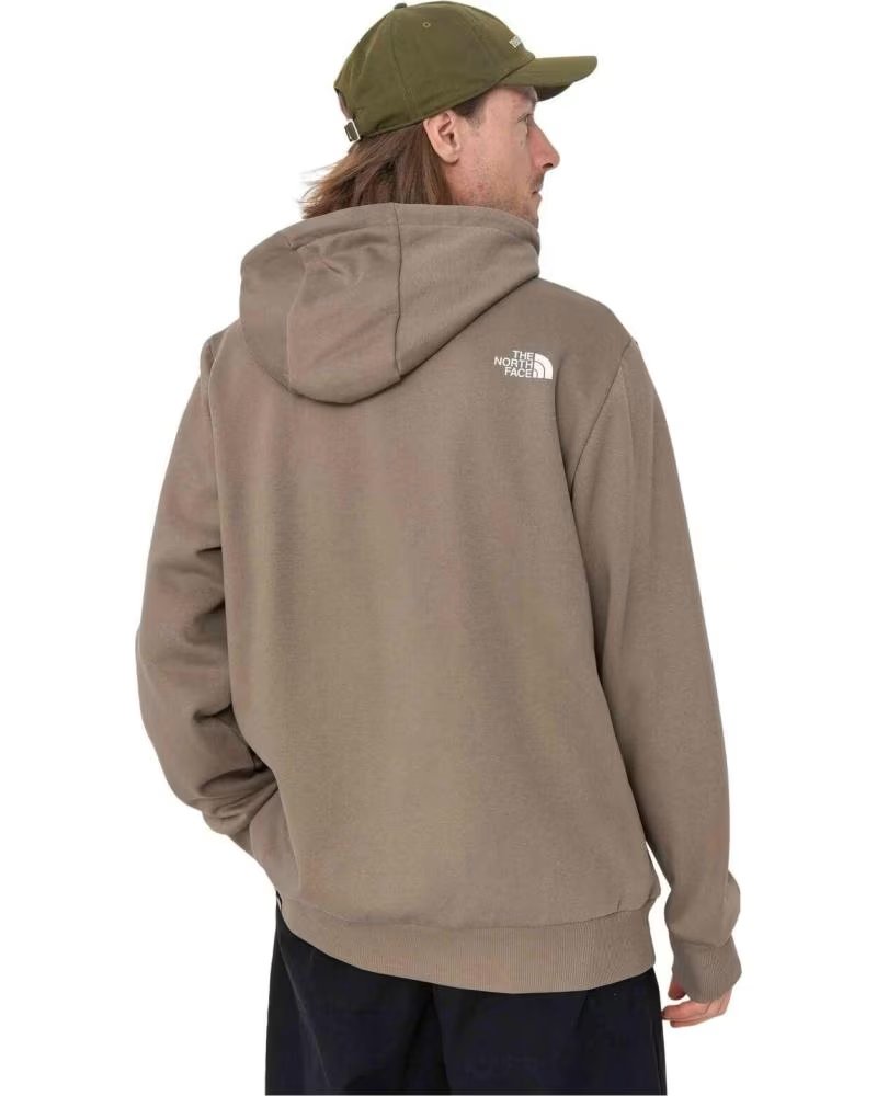 THE NORTH FACE FELPA CON CAPPUCCIO THE NF0A89FCBOW1 UOMO BEIGE