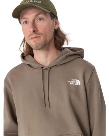 THE NORTH FACE FELPA CON CAPPUCCIO THE NF0A89FCBOW1 UOMO BEIGE