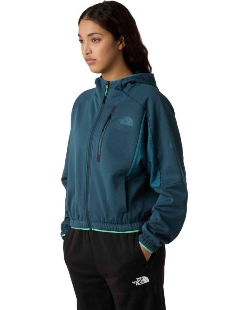 THE NORTH FACE SUDADERA CON CAPUCHA THE NF0A8DXXDOK1 PARA MUJER, AZUL BLUE
