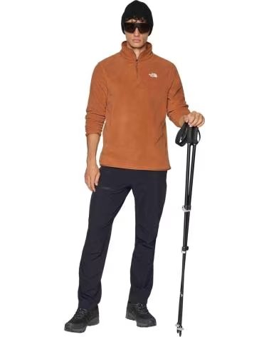 THE NORTH FACE THE NF0A8D0QBOE1 FLEECE FOR MEN BROWN