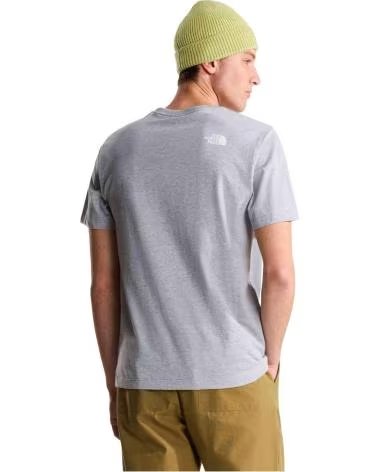 T-SHIRT DE MANGA CURTA THE NORTH FACE NF0A8B6JCU71 CINZENTO GREY