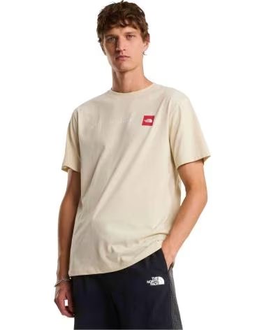 THE NORTH FACE CAMISETA THE NF0A8GUVDOM1 MANGA CORTA BEIGE HOMBRE LIGHT