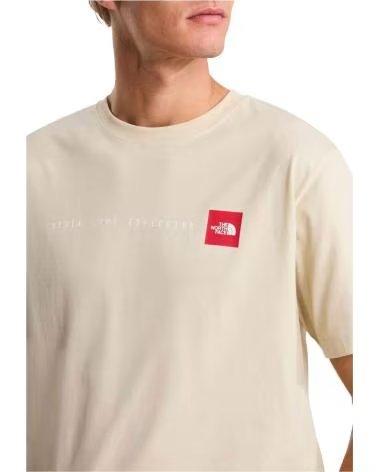 THE NORTH FACE T-SHIRT THE NF0A8GUVDOM1 MANCHES COURTES BEIGE HOMME LIGHT