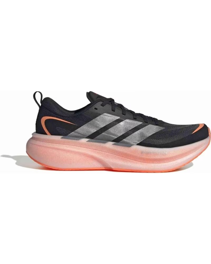ADIDAS TÊNIS DE CORRIDA SUPERNOVA GLIDE PRETO CINZA LARANJA NARANJA