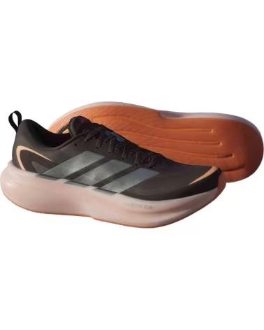 ADIDAS TÊNIS DE CORRIDA SUPERNOVA GLIDE PRETO CINZA LARANJA NARANJA