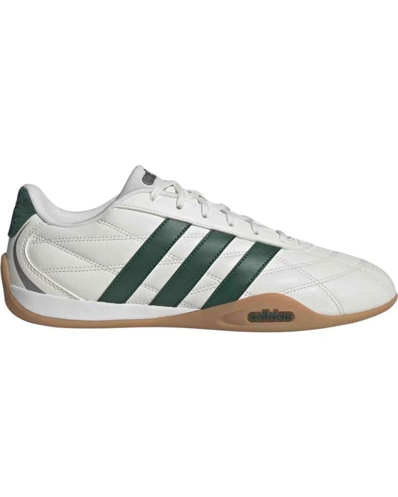 ADIDAS ZAPATILLAS ZAPATILLAS BLANCO PURO VERDE EN VERDE PARA UNISEX GROUNDPULSE
