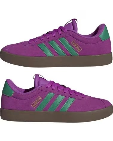 ADIDAS VL COURT 30 DAMEN SNEAKER LILA UND GRÜN MUJER