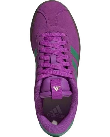 ADIDAS VL COURT 30 DAMEN SNEAKER LILA UND GRÜN MUJER