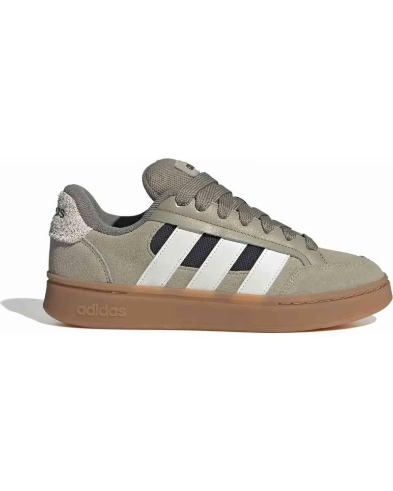 ADIDAS ZAPATILLAS GRAND COURT ALPHA MARRÓN GRISÁCEO BLANCO