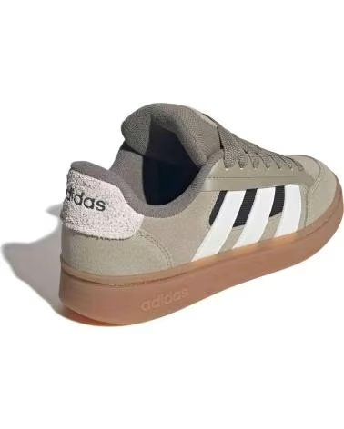 ADIDAS ZAPATILLAS GRAND COURT ALPHA MARRÓN GRISÁCEO BLANCO