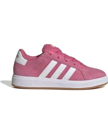 ADIDAS SCARPE GRAND COURT 00S BAMBINO ROSA SCURO BIANCO INFANTIL