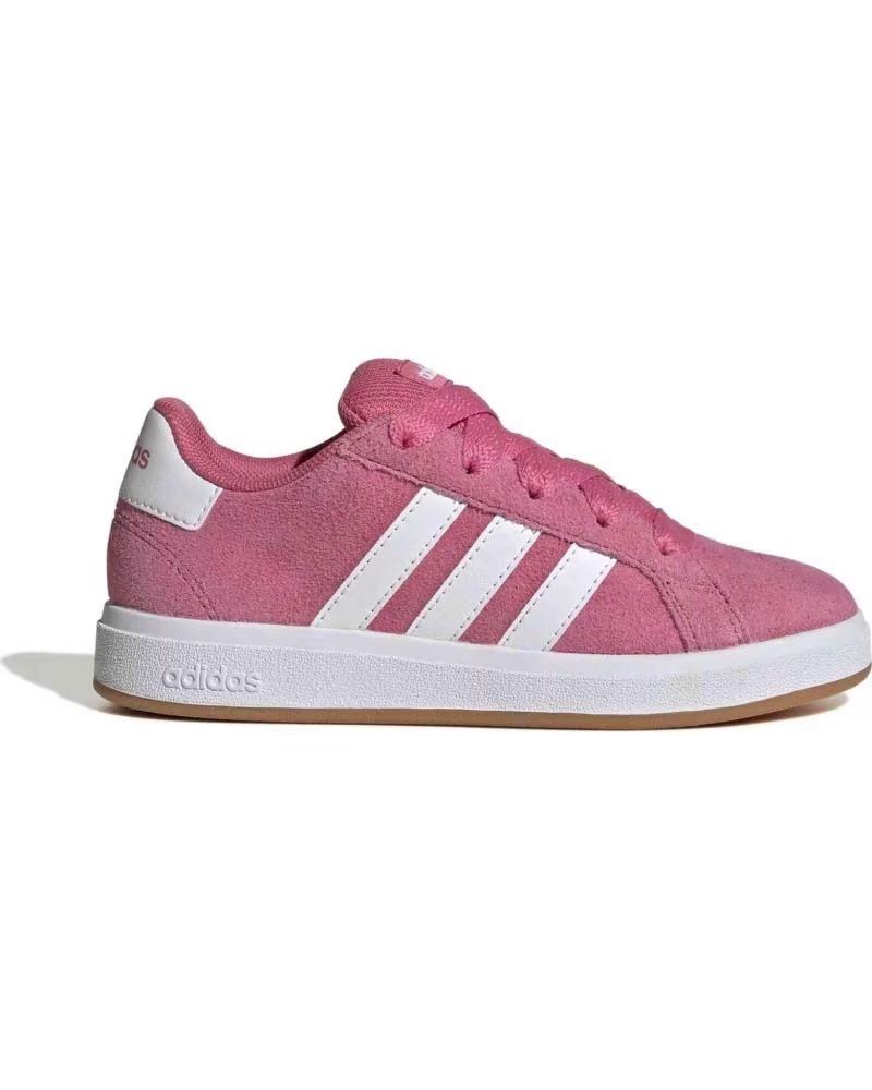 ADIDAS SCARPE GRAND COURT 00S BAMBINO ROSA SCURO BIANCO INFANTIL