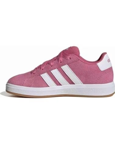ADIDAS SCARPE GRAND COURT 00S BAMBINO ROSA SCURO BIANCO INFANTIL