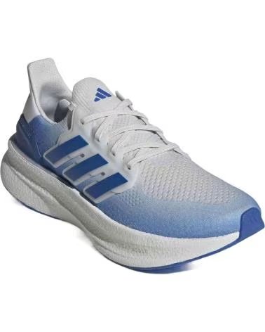 ADIDAS CHAUSSURES ULTRABOOST 5 POUR HOMME BLANC ET BLEU AZUL