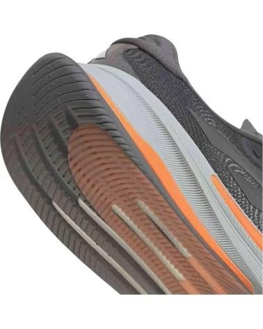ADIDAS SUPERNOVA PRIMA 2 RUNNING SHOES FOR MEN IN GREY AND ORANGE NARANJA